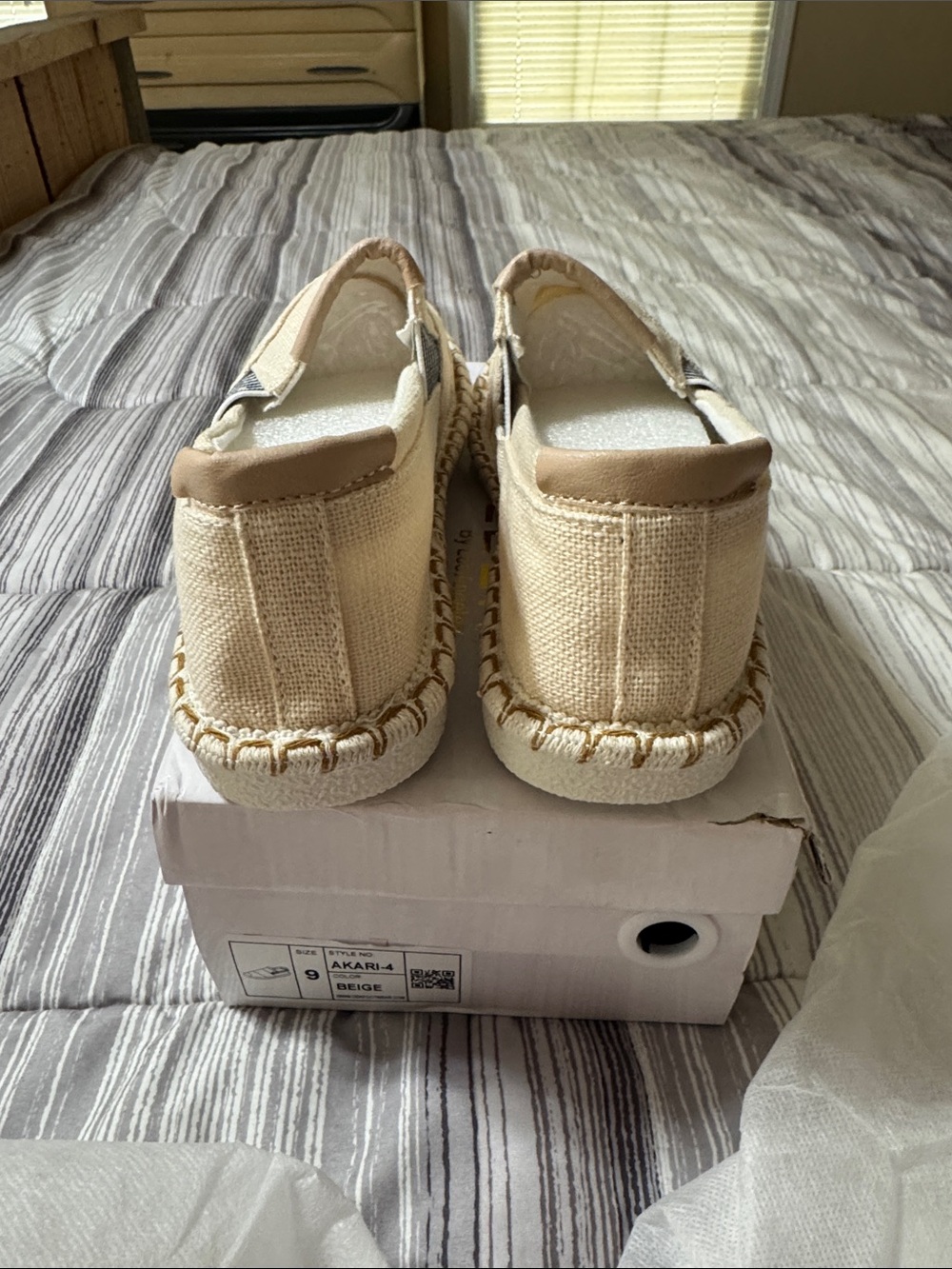 Canvas Espadrille Slip-On Shoe - Beige - Picture 5 of 5